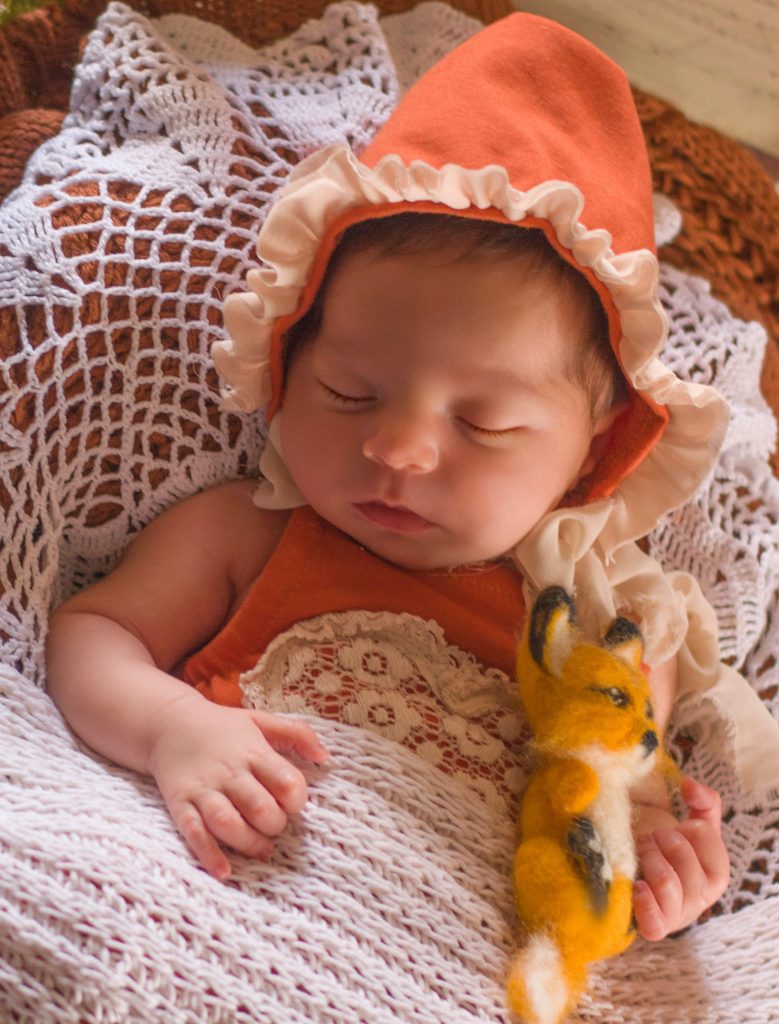 O ensaio newborn da nossa raposinha