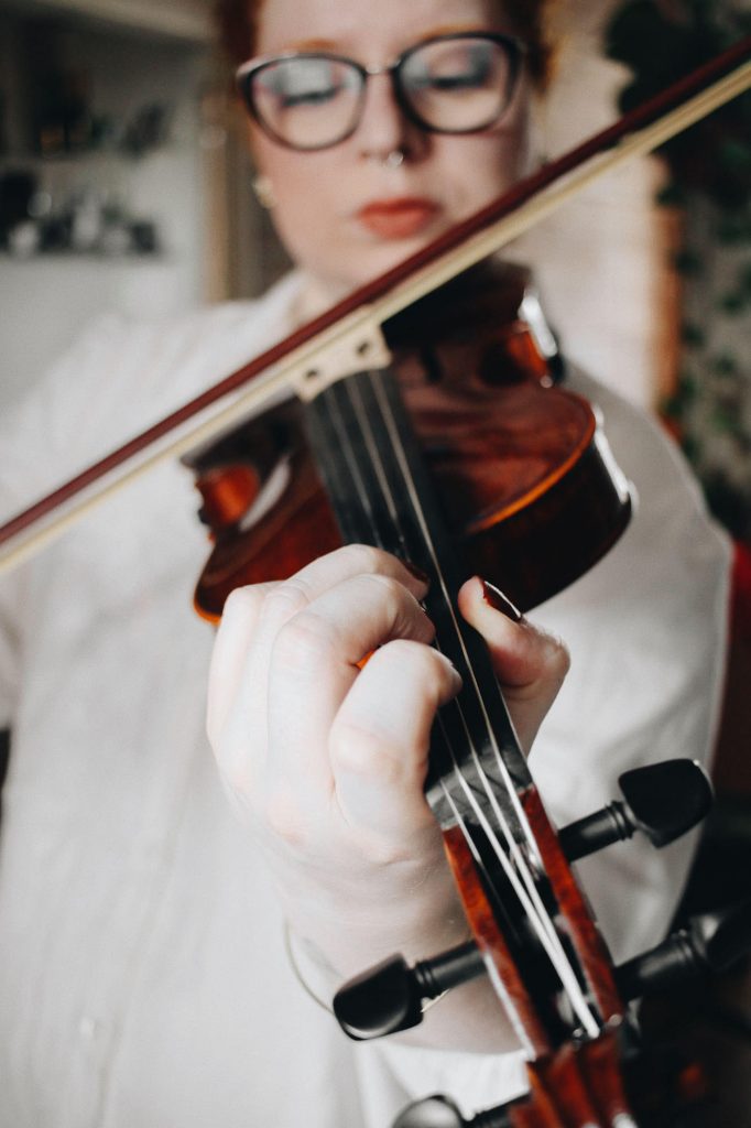 Estudando e Evoluindo nas aulas de violino