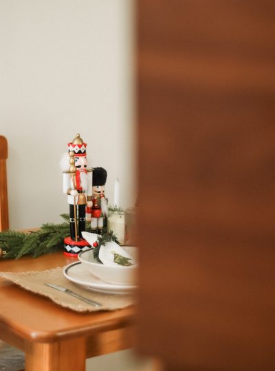 Primeiro Natal em casa: nossa primeira mesa natalina
